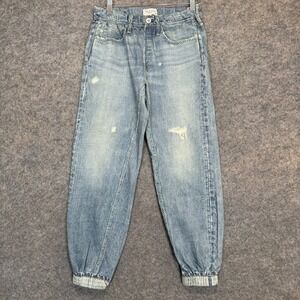Rag & Bone Miramar Jogger Sweatpants Womens Small S/P Lynn Photo Print Faux Jean